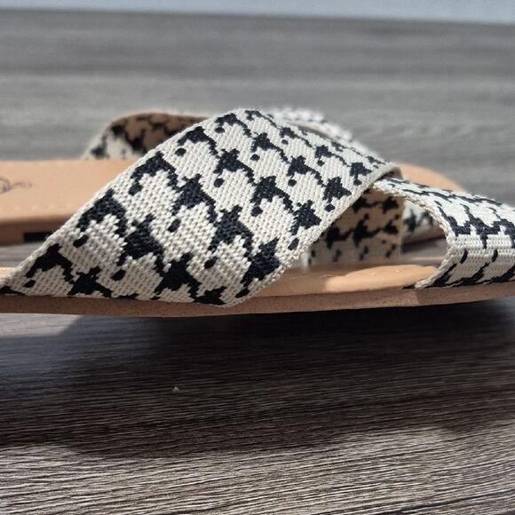 🎁3/$30🎁 Stylish Houndstooth Women's Sandals - Picture 13 of 14